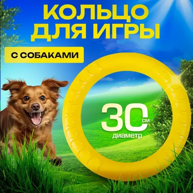 Кольцо EVA 30 см желтое